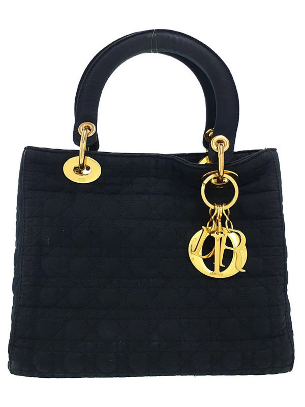 Christian Dior Cannage Quilted Lady Dior 2way bag